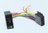 Radio-Adapterkabel ISO-ISO Verlängerung , Strom , 14cm, ausgeschleifte Stromkabel + Masse