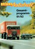 Brekina Autoheft Gesamtprogramm 91/92