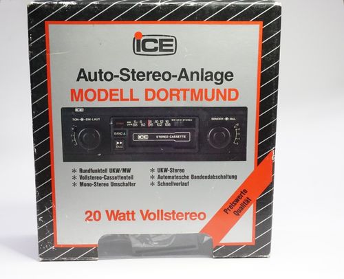 ICE Auto Stereo Radio Modell Dortmund (NOS)