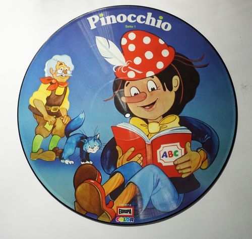 Pinocchio Vinyl Picture Disc 1979 Europa 175 007.0
