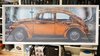 Poster VW Käfer im Bilderrahmen 100x40cm